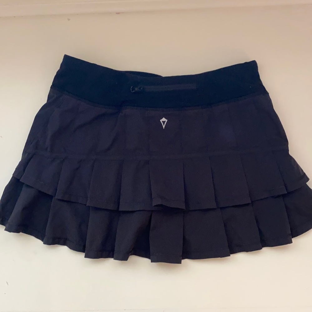 Black Ivivva Tennis Skirt